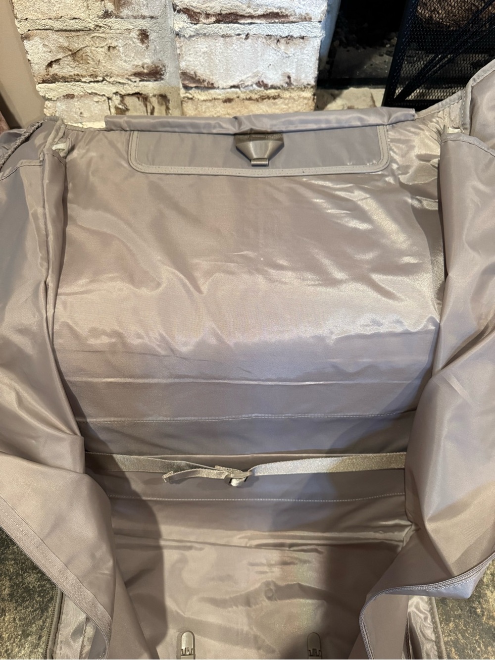 Halfday Convertible Garment Duffle Bag - Travel - Cream / Khaki - Picture 6 of 11